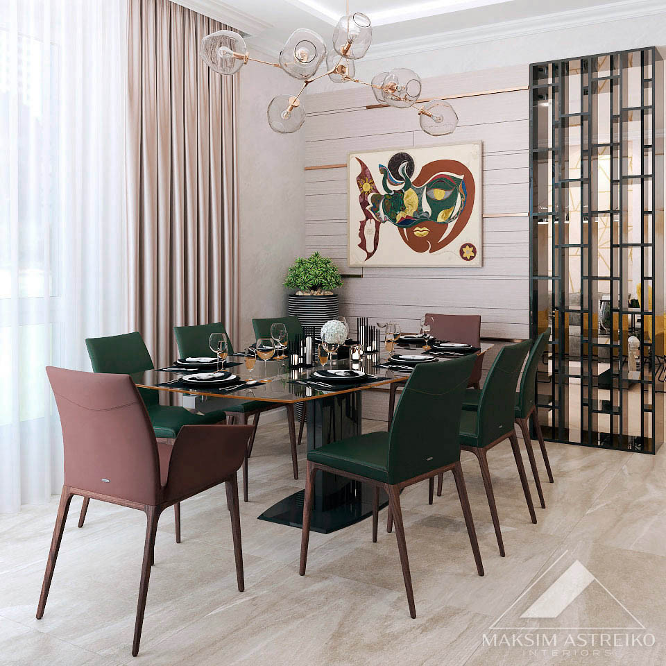 Современный интерьер коттеджа в Могилеве