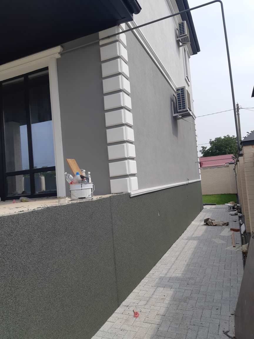 Утепление фасада мокрым способом