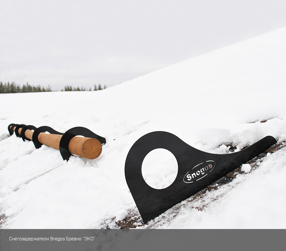 Обложка проекта: Бревенчатые снегозадержатели