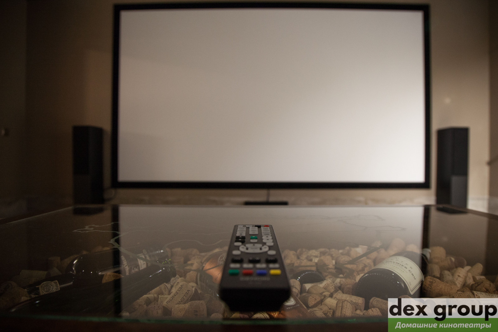 Домашний кинозал с караоке