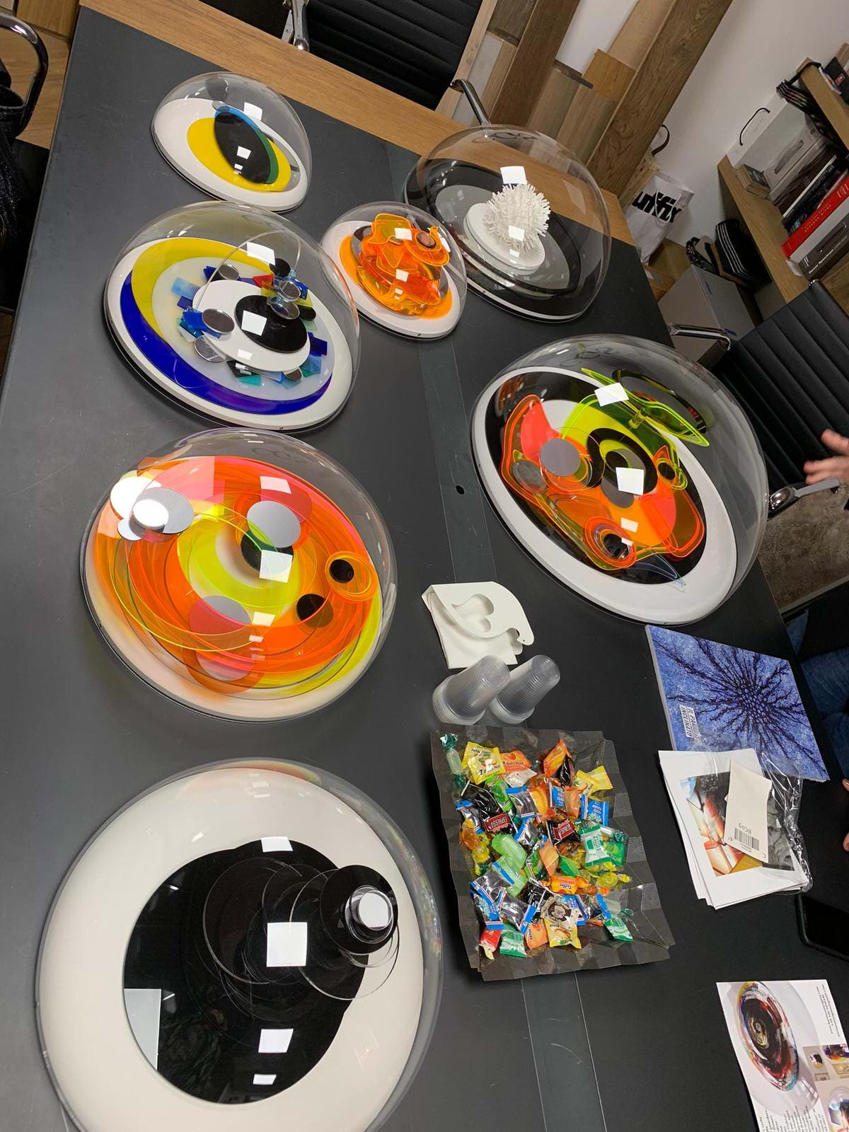 Арт-объекты в Шоу руме Лугано. Аrt-object in Lugano's showroom,Ticino. Switzerla