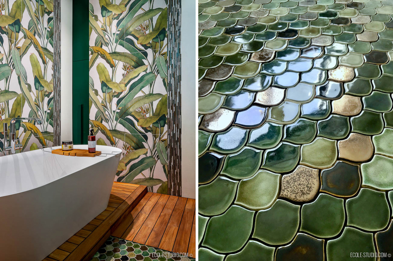 тропическая ванная в ЖК Фили-Град