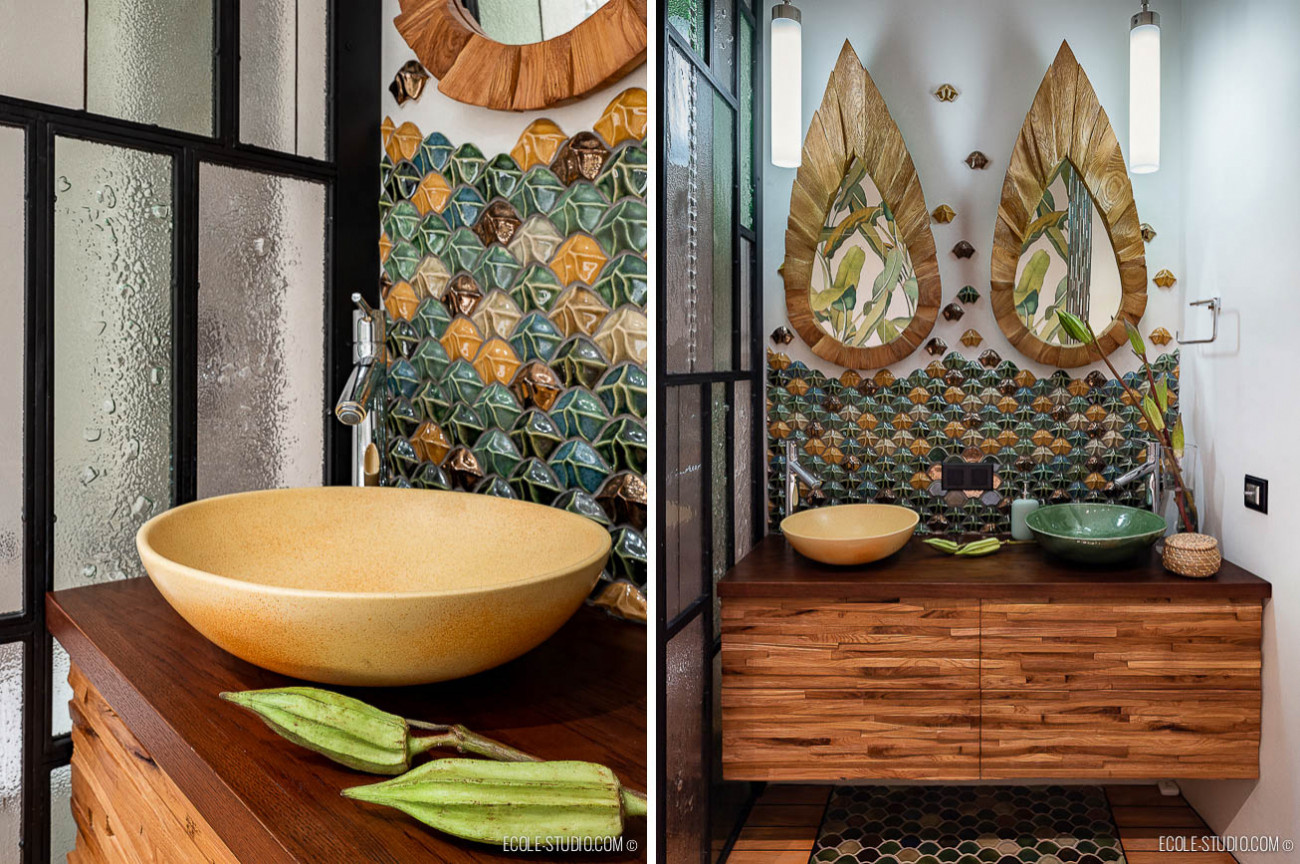 тропическая ванная в ЖК Фили-Град