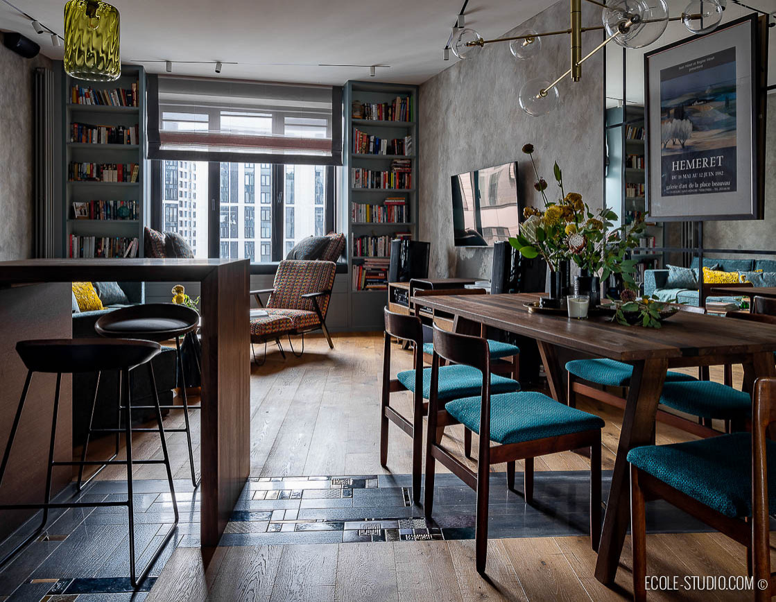 ПЭТЧВОРК-ПЛИТКА для треугольной квартиры