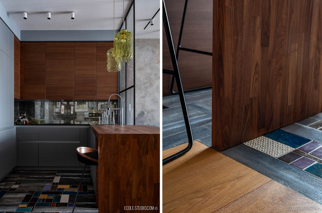 ПЭТЧВОРК-ПЛИТКА для треугольной квартиры