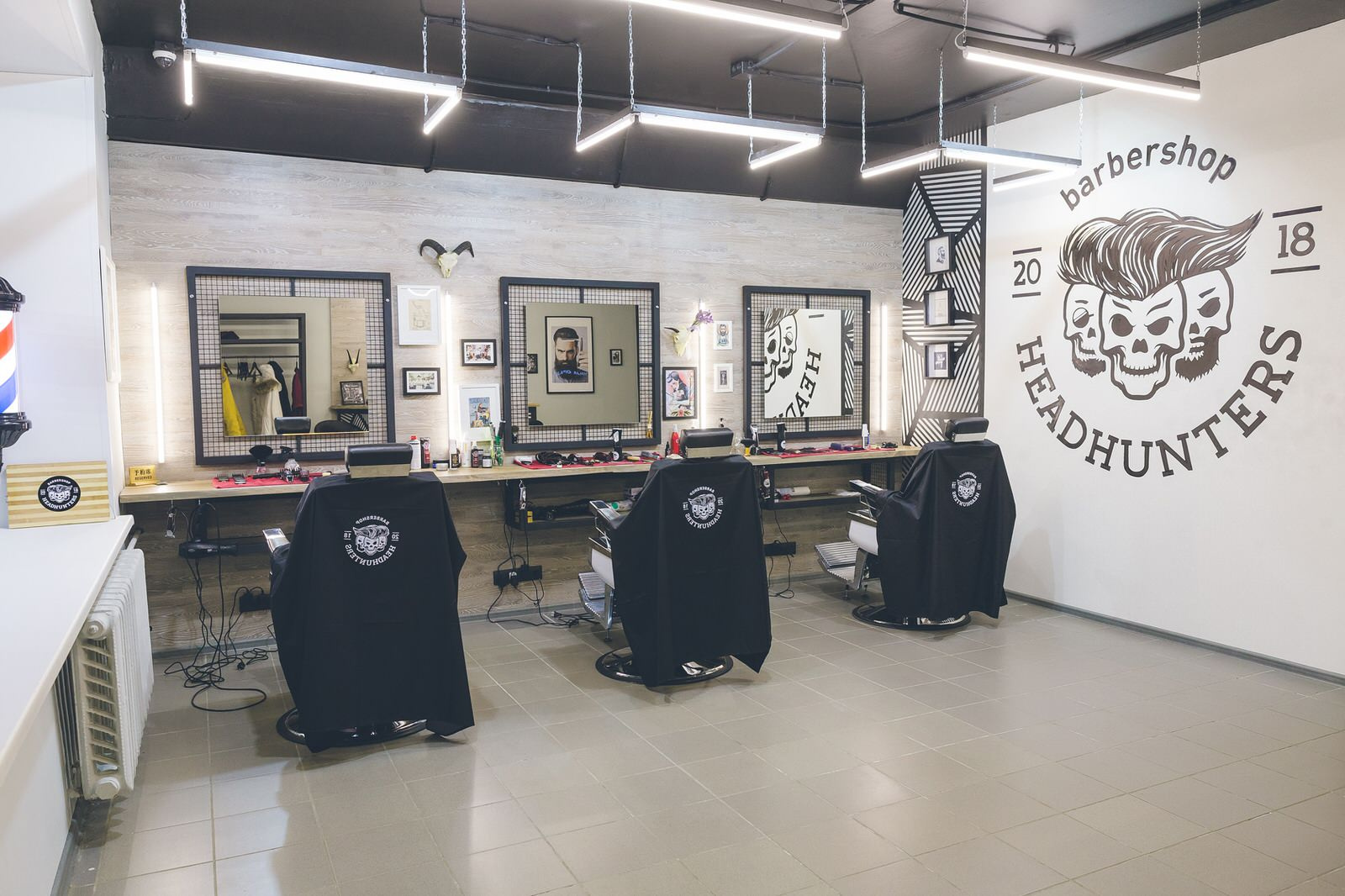 мебель для HeadHunters Barbershop