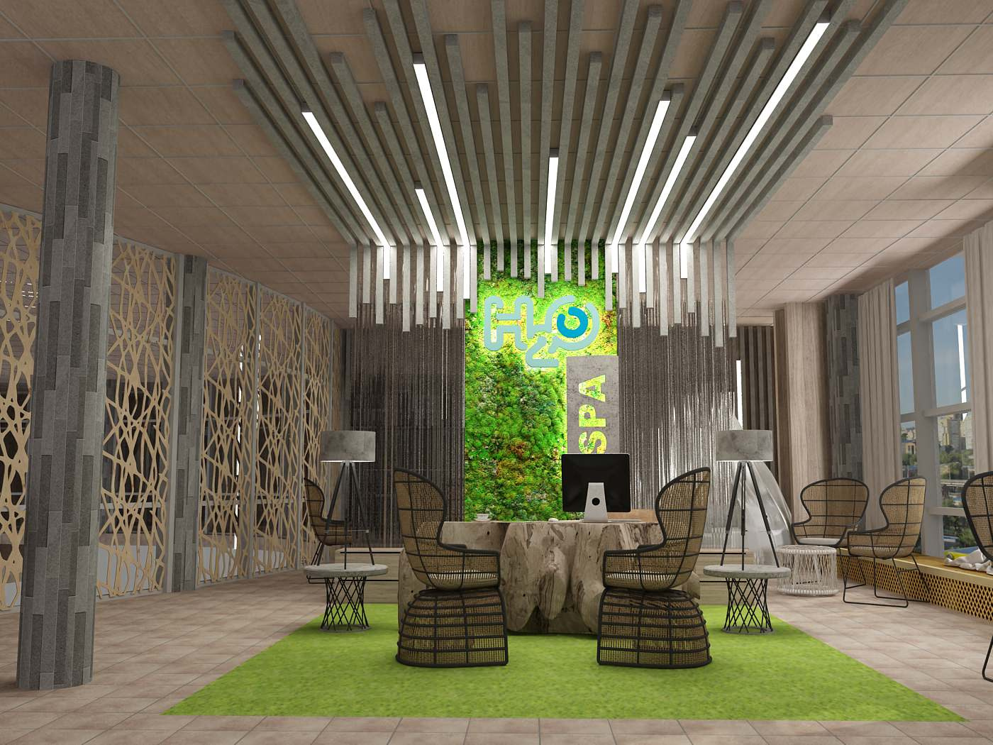 Реконструкция зоны SPA в "H2O"