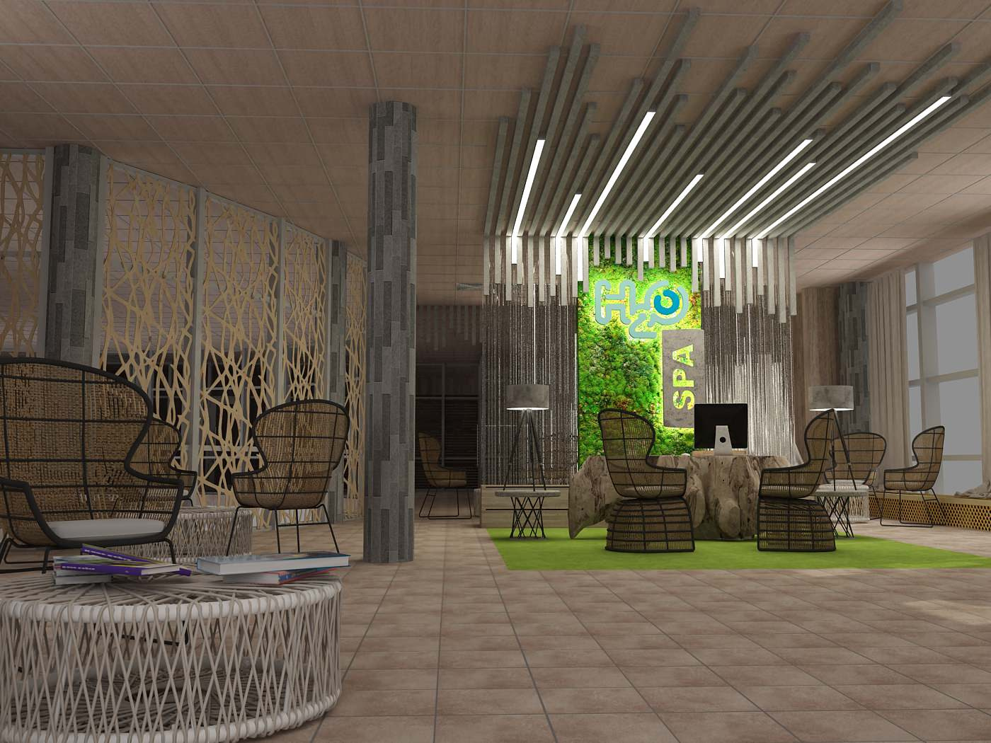 Реконструкция зоны SPA в "H2O"