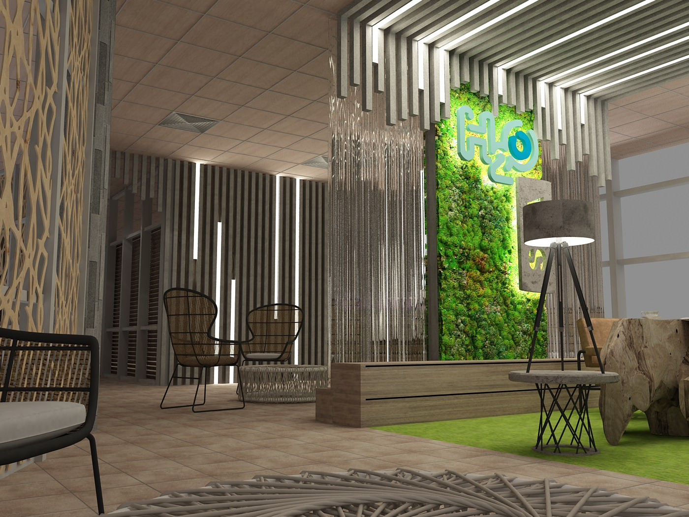 Реконструкция зоны SPA в "H2O"