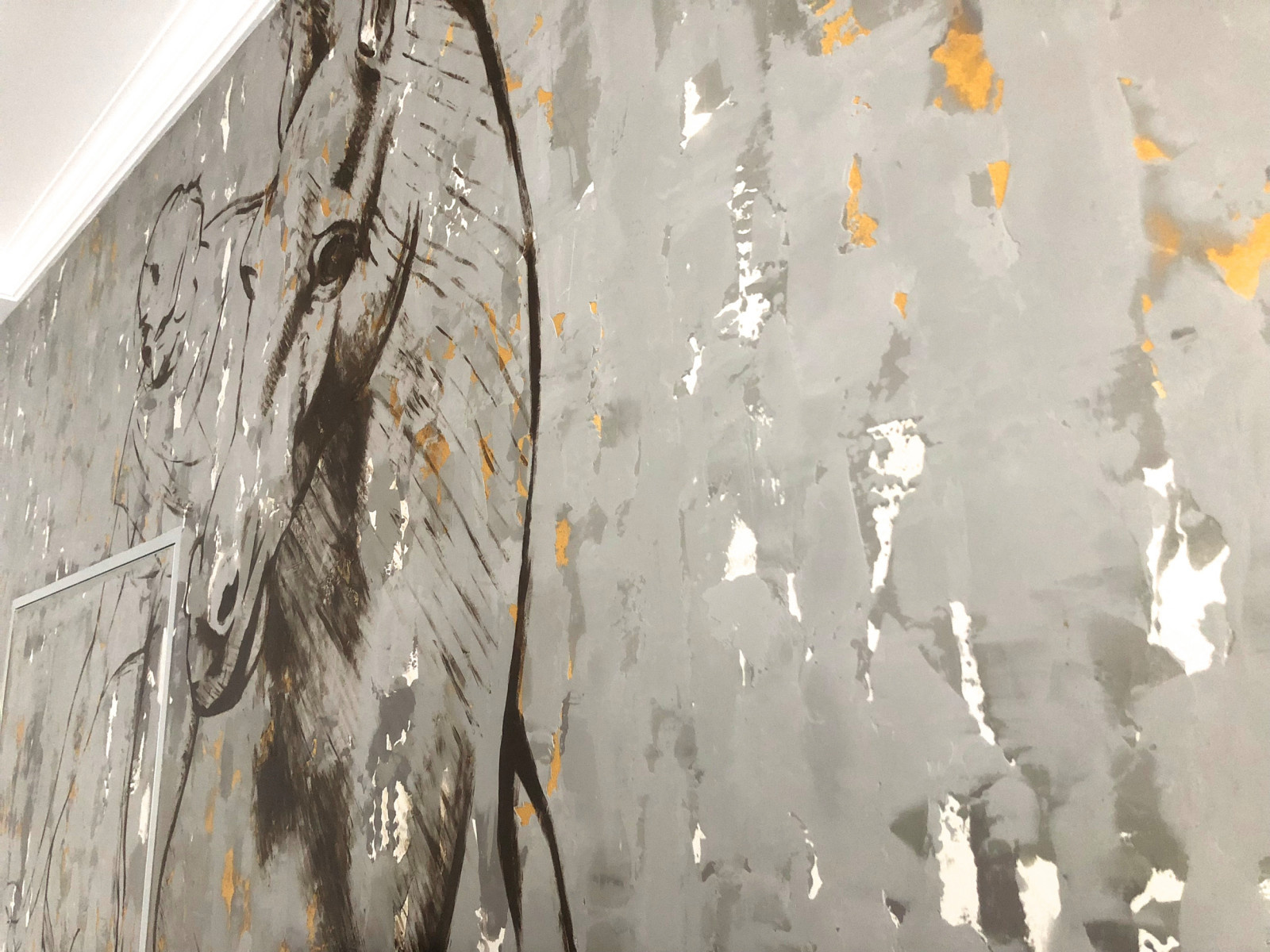 Декоративная покраска стен и роспись по мотивам Леонардо да Винчи