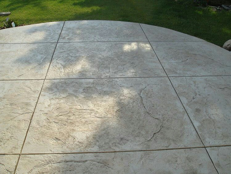 Печатный штампованный бетон