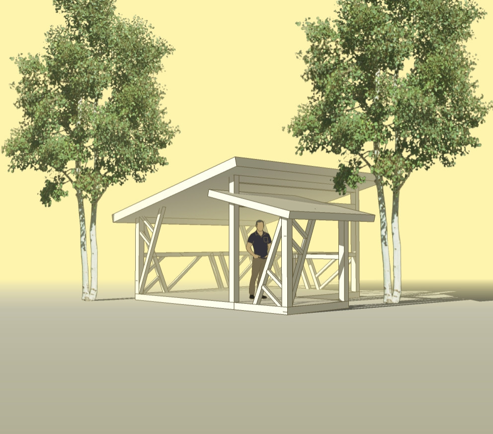 Эскиз беседки для Елены