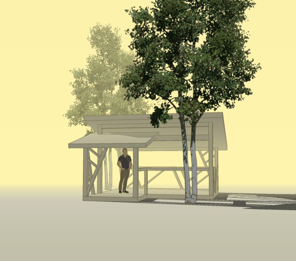 Эскиз беседки для Елены