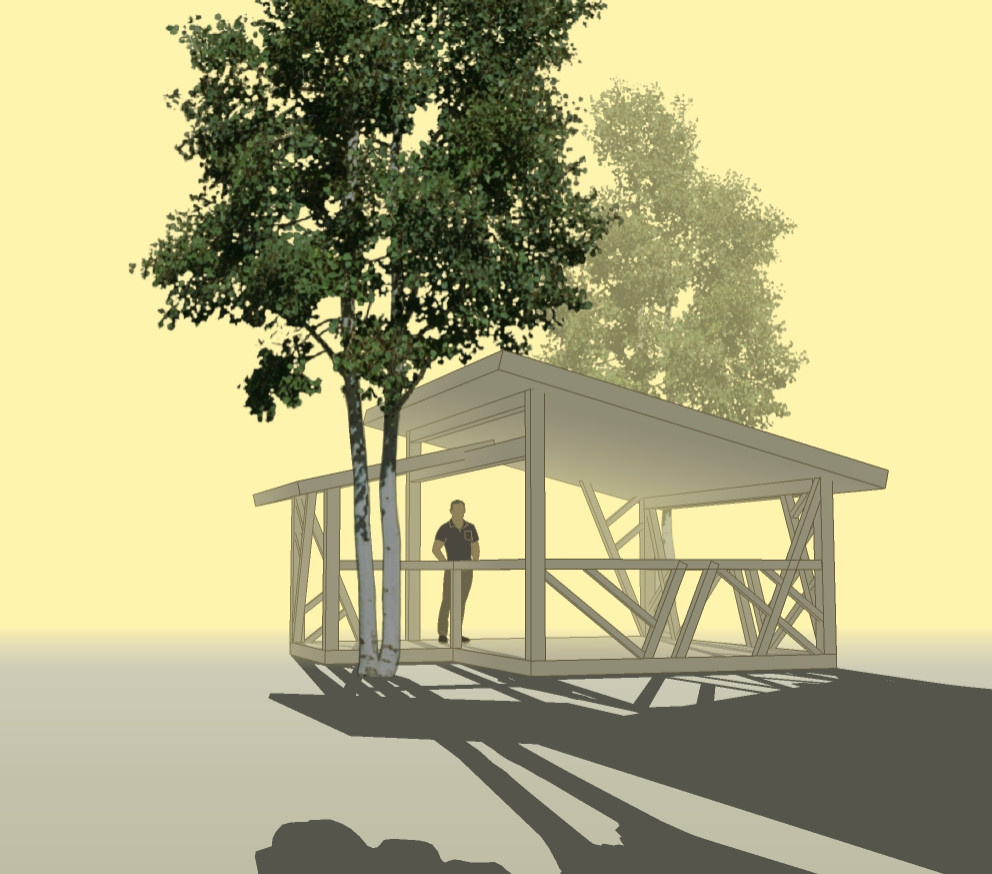 Эскиз беседки для Елены