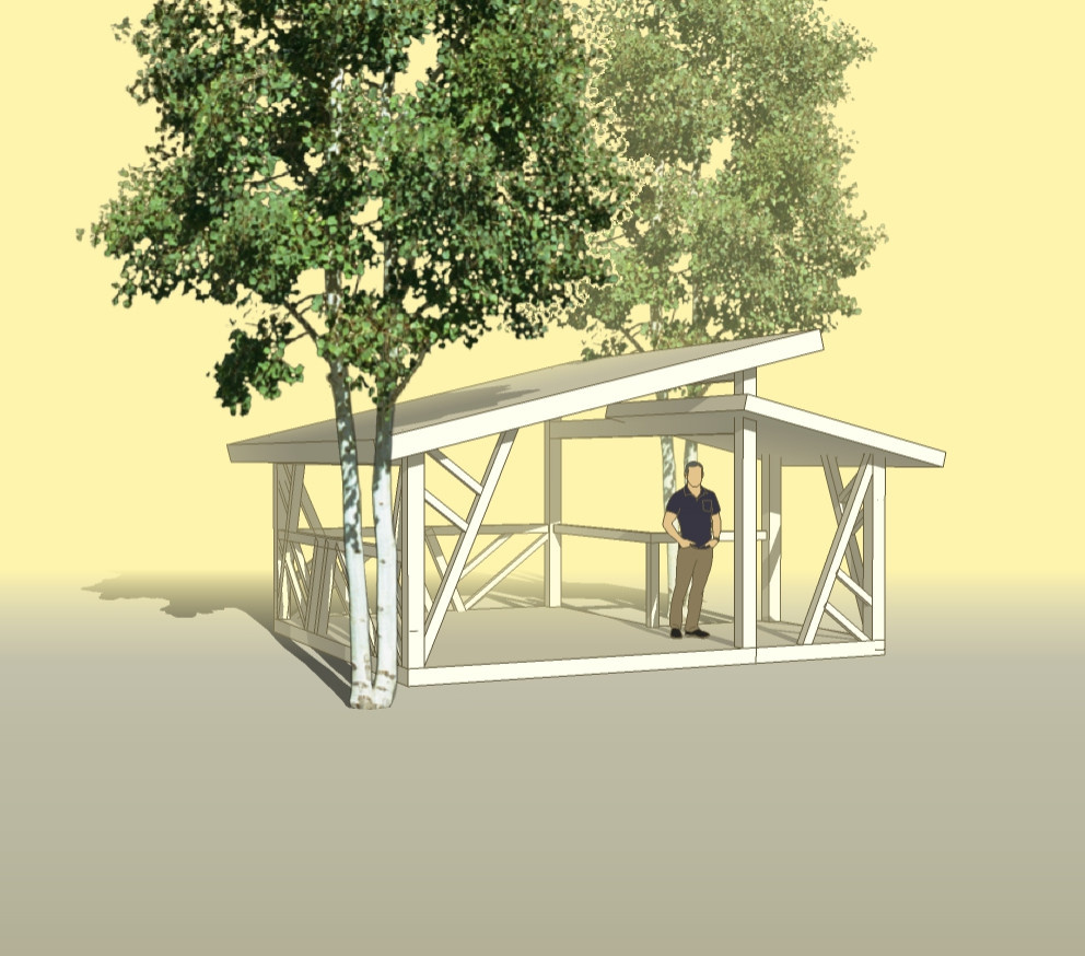 Эскиз беседки для Елены