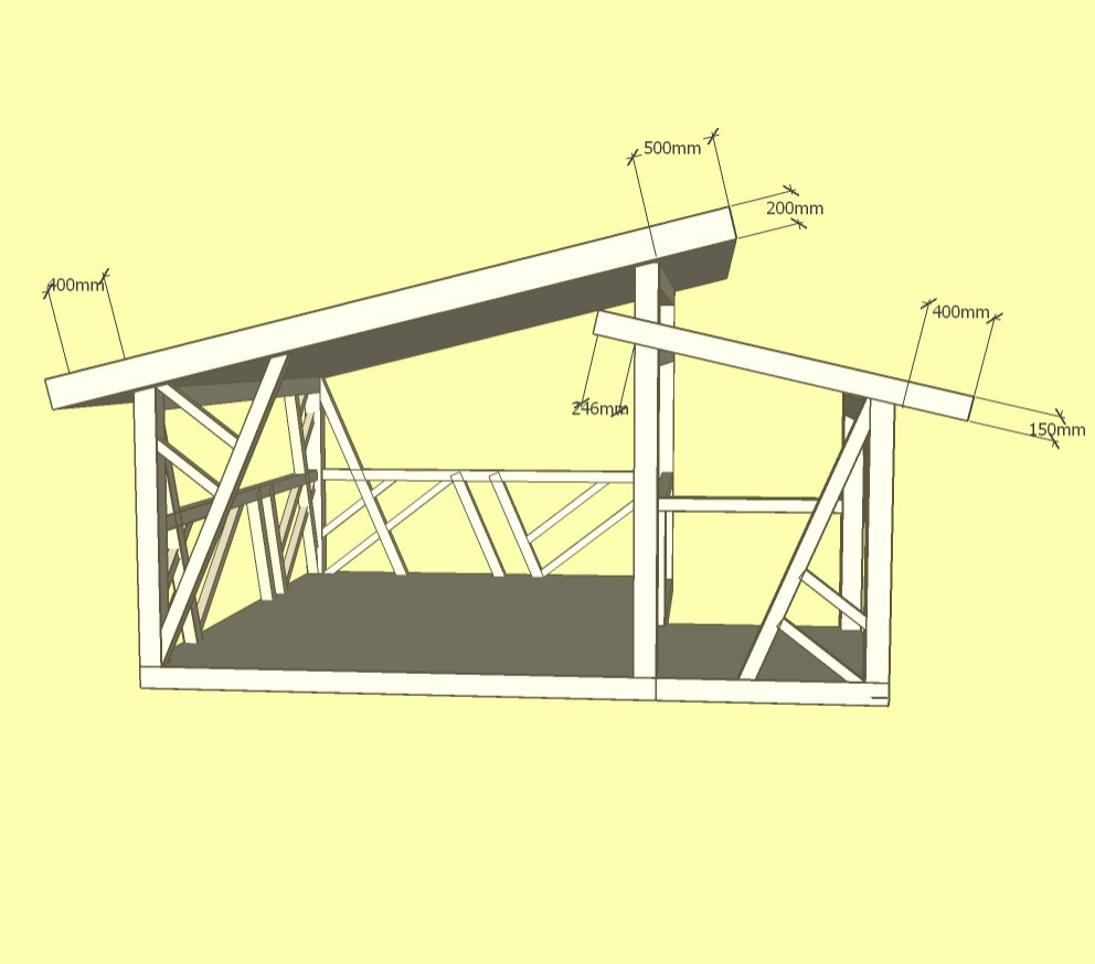 Эскиз беседки для Елены