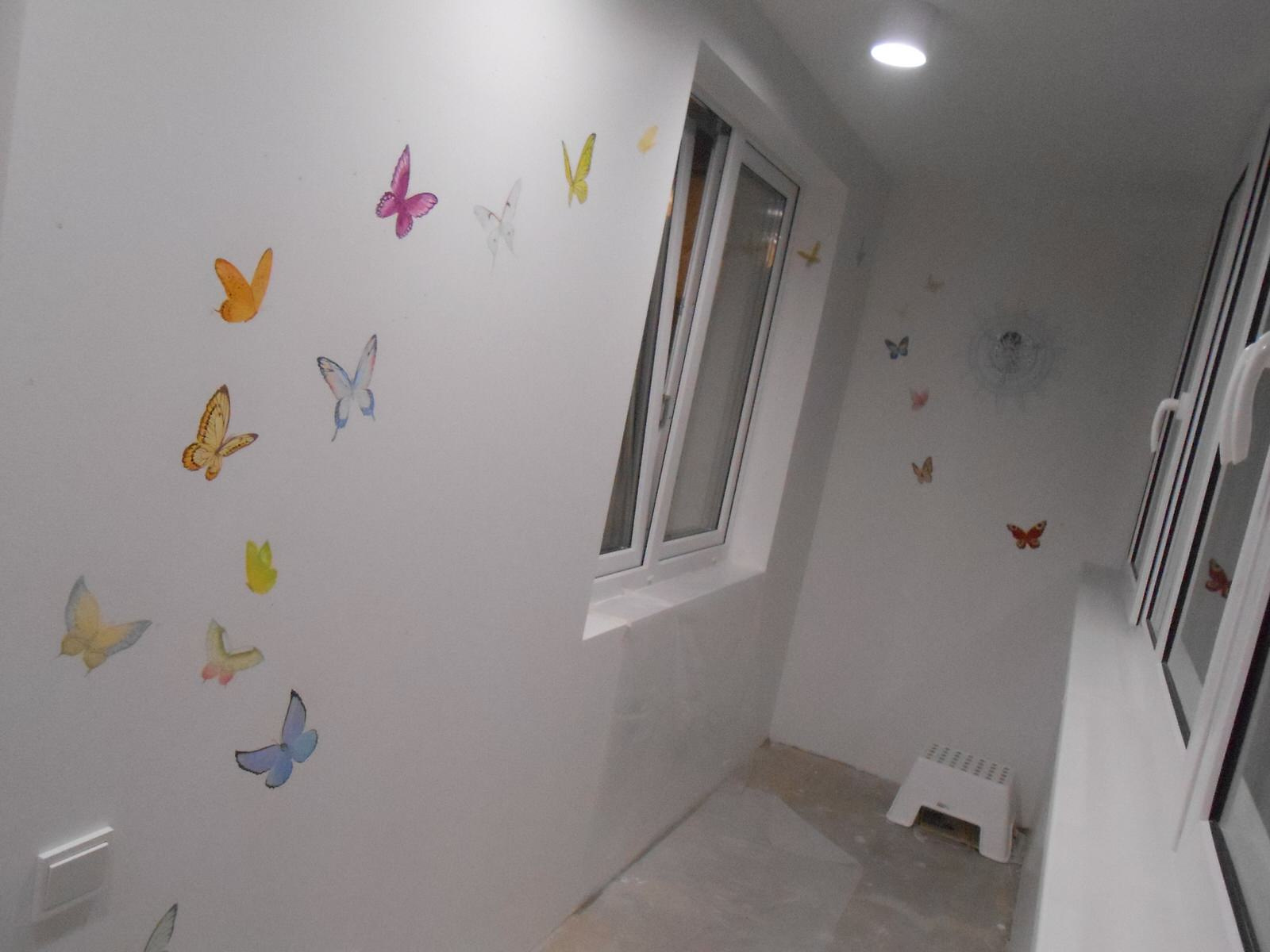 Роспись своей стены вместе с художником "Бабочки"