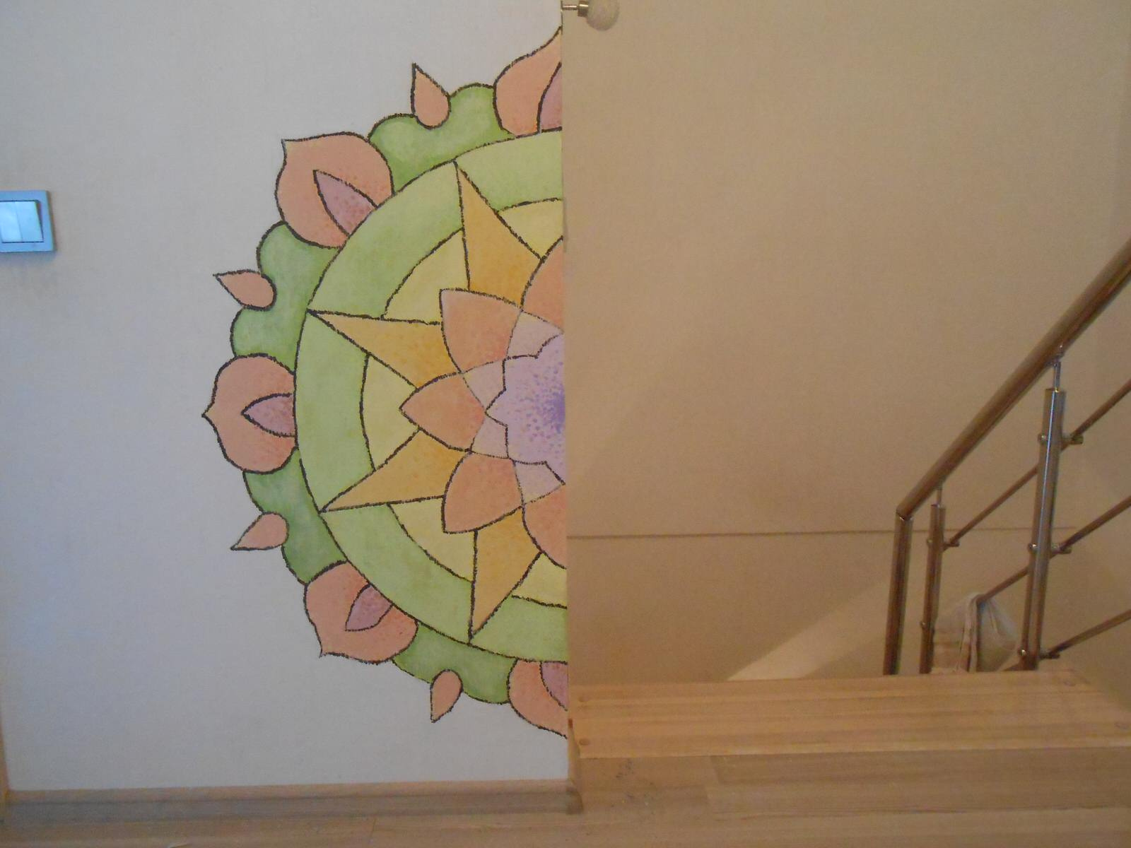 Роспись своей стены вместе с художником "Мандала"