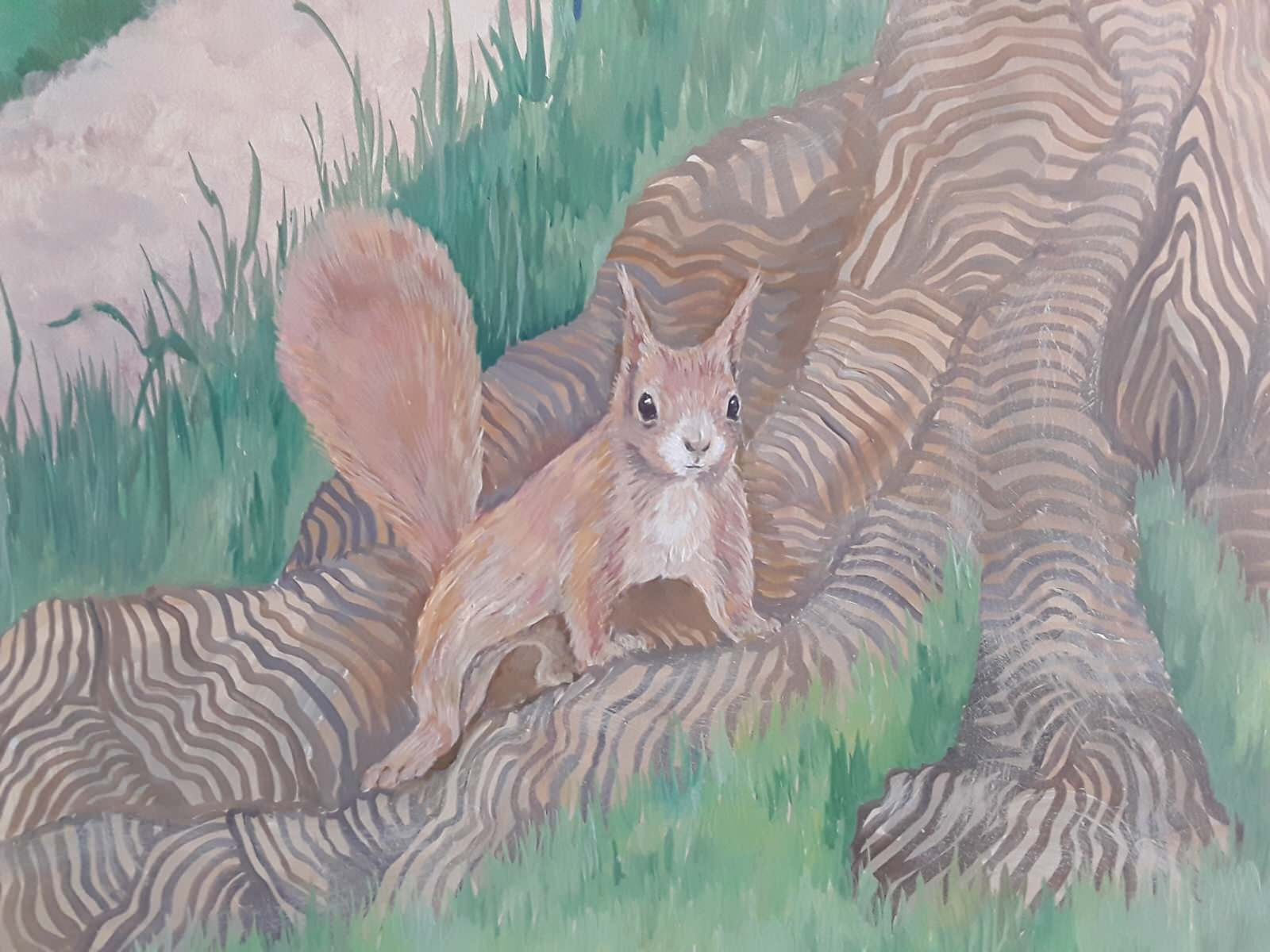 Частный интерьер в мансарде