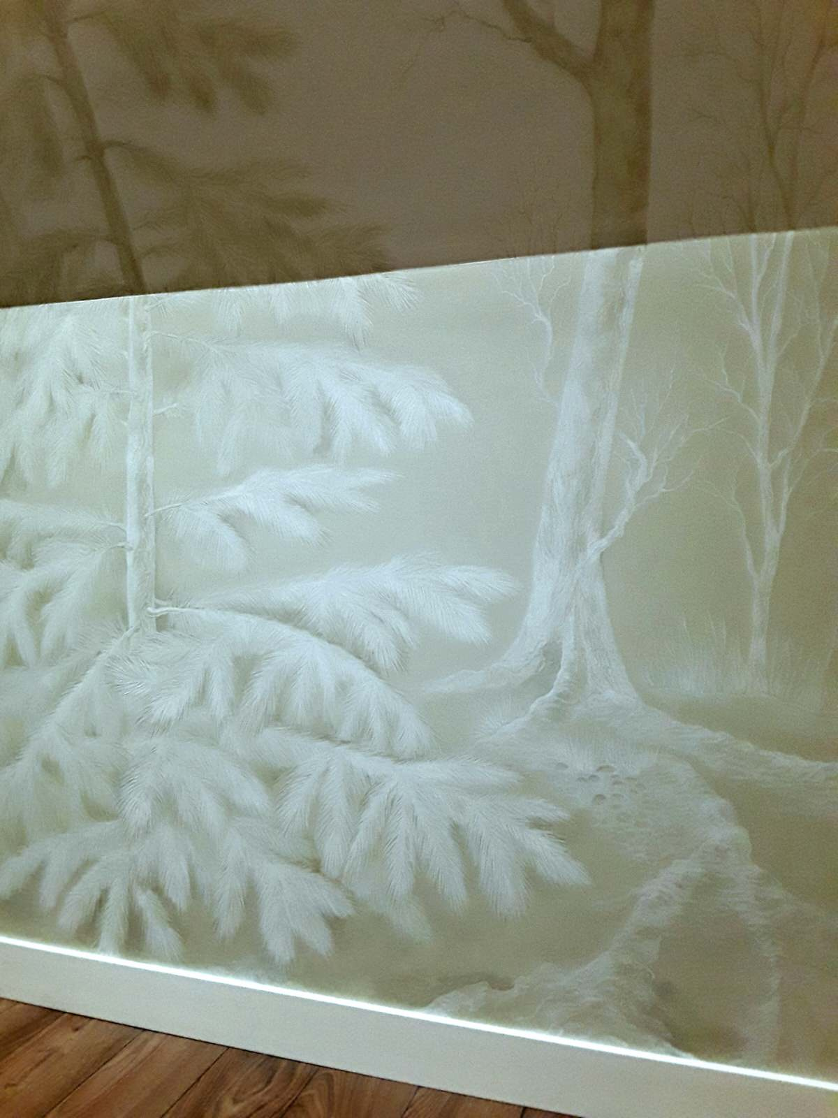 Частный интерьер в мансарде