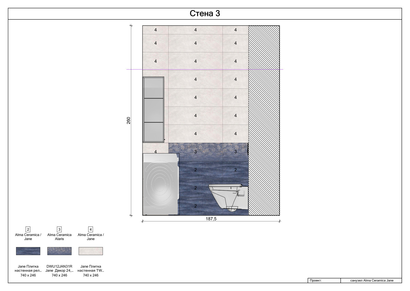 Санузел Jane Alma Ceramica