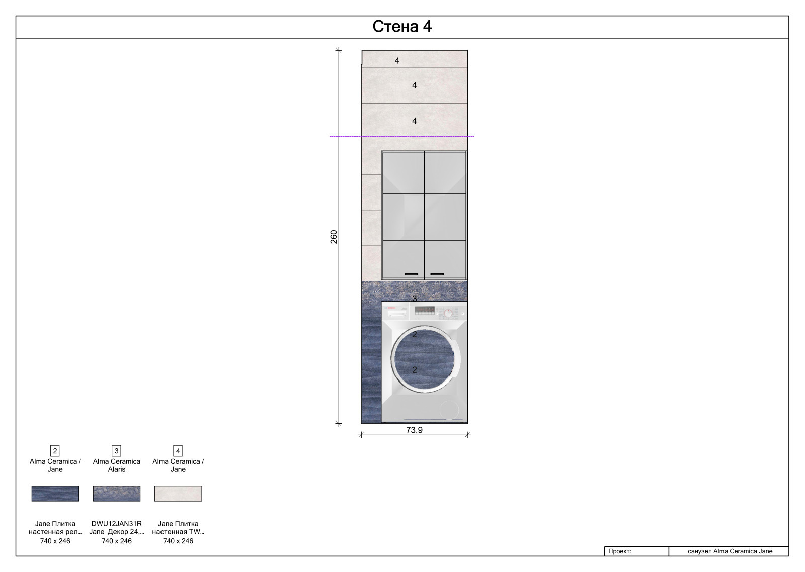 Санузел Jane Alma Ceramica