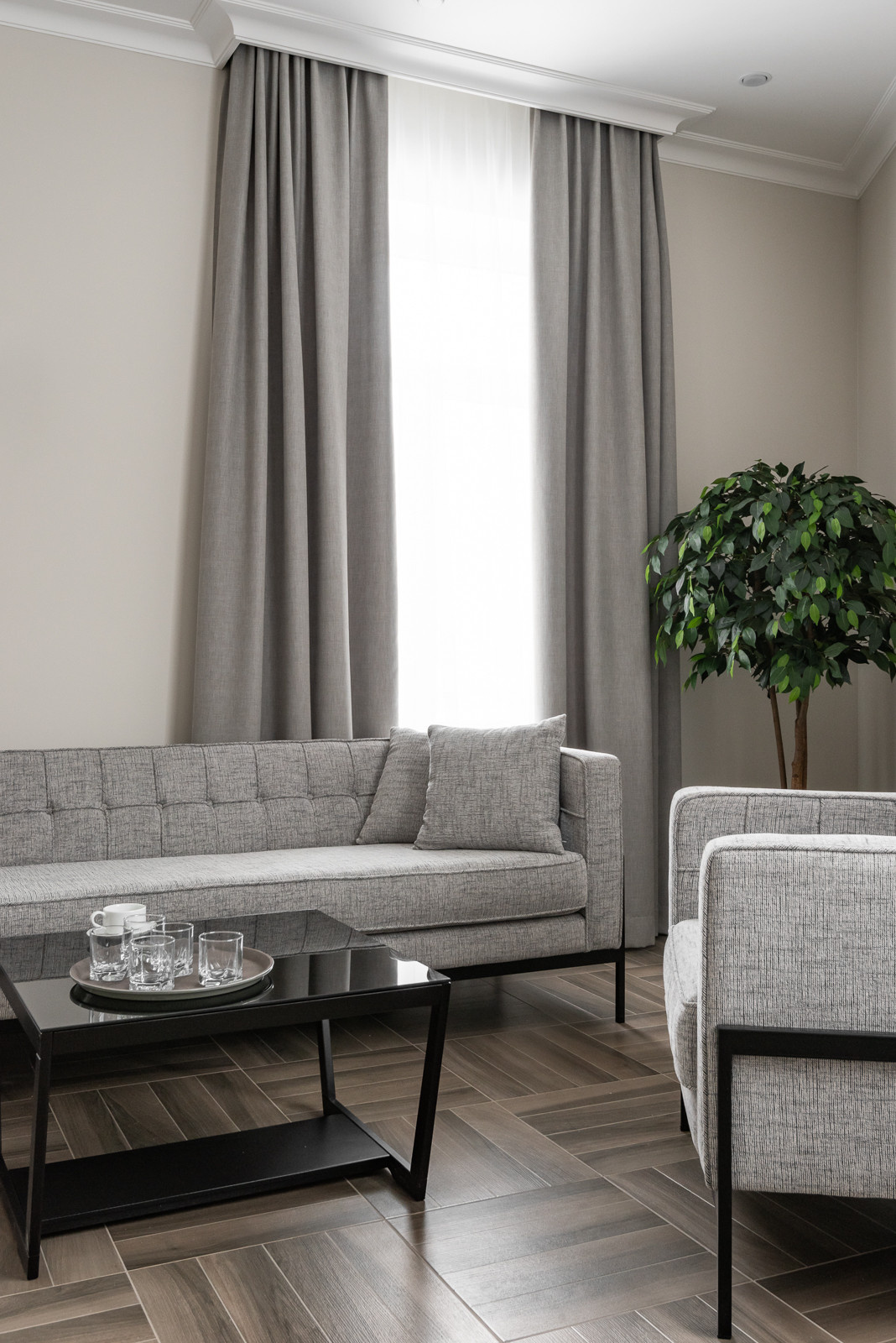 Реализованный проект офиса строительной компании г.Тюмень