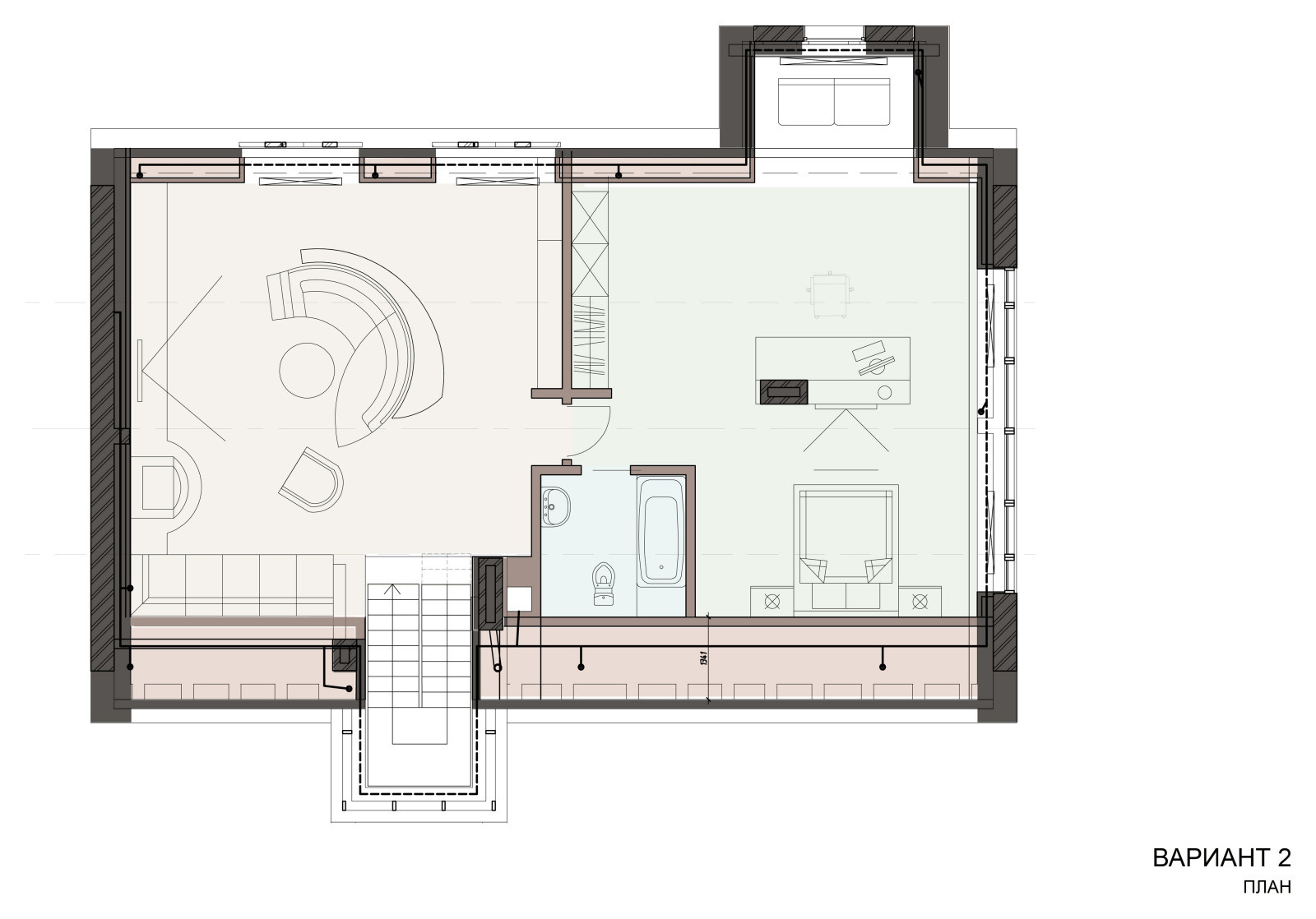 Реконструкция мансврдного помещения