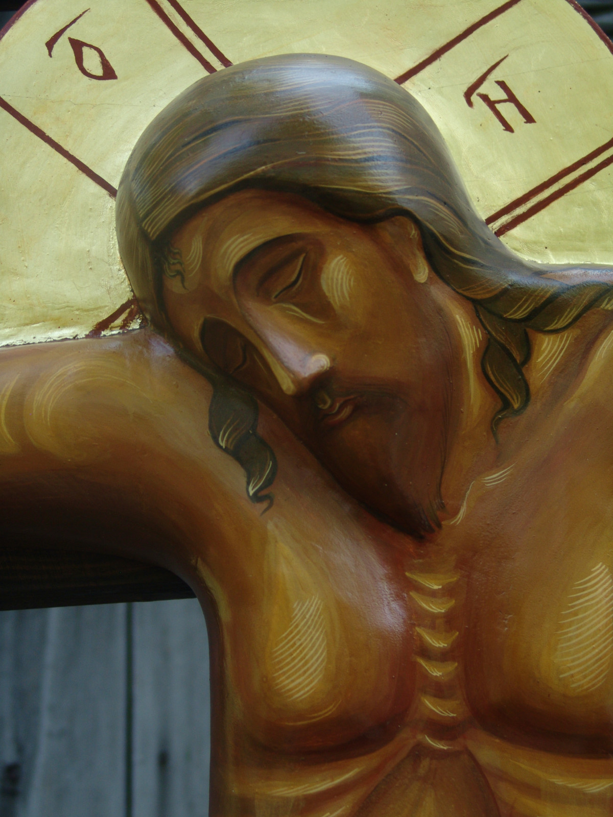 Распятие. Фрагмент