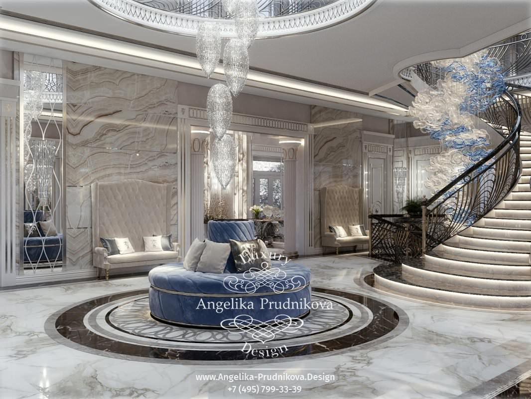 Дизайн-проект интерьера загородного дома в КП Сады Майендорф