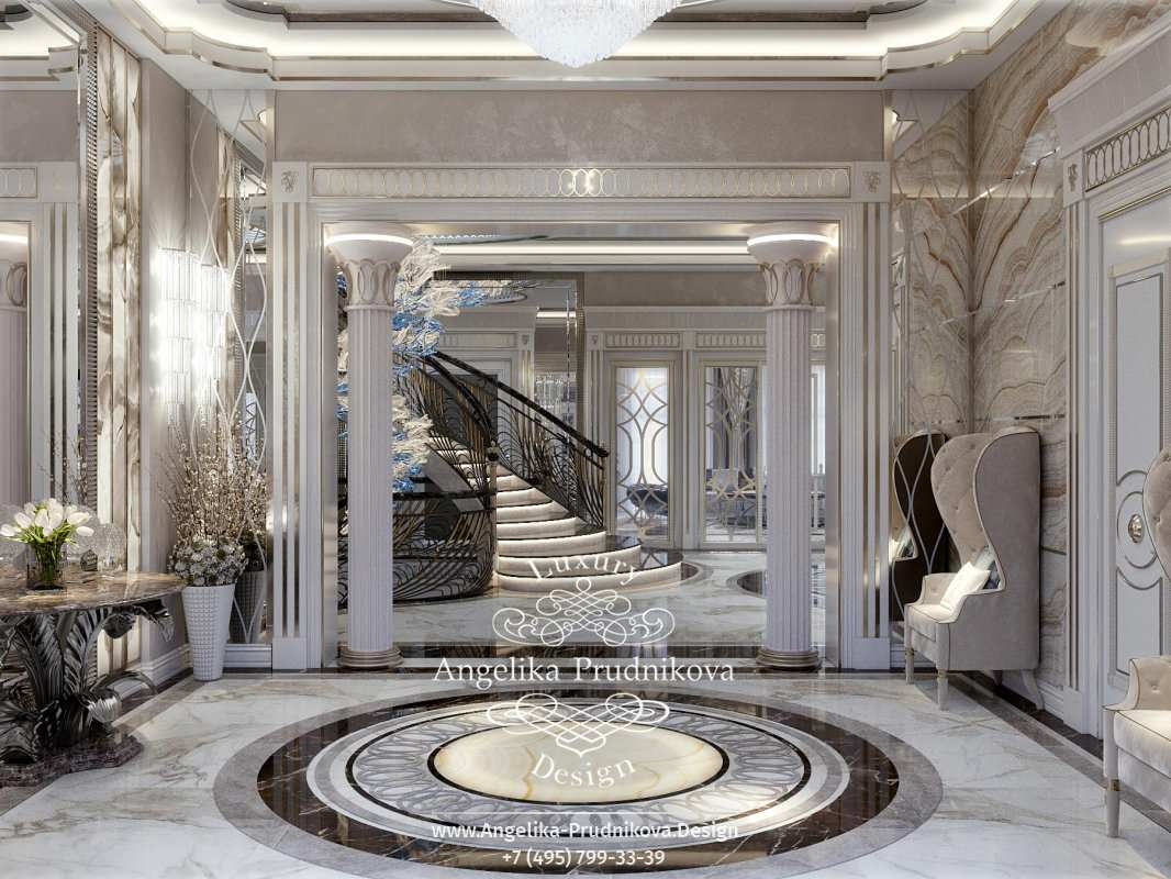 Дизайн-проект интерьера загородного дома в КП Сады Майендорф