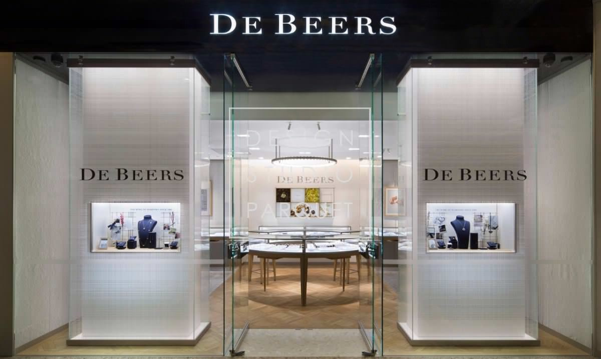 Бутик De Beers в Китае Tiangin Galaxy