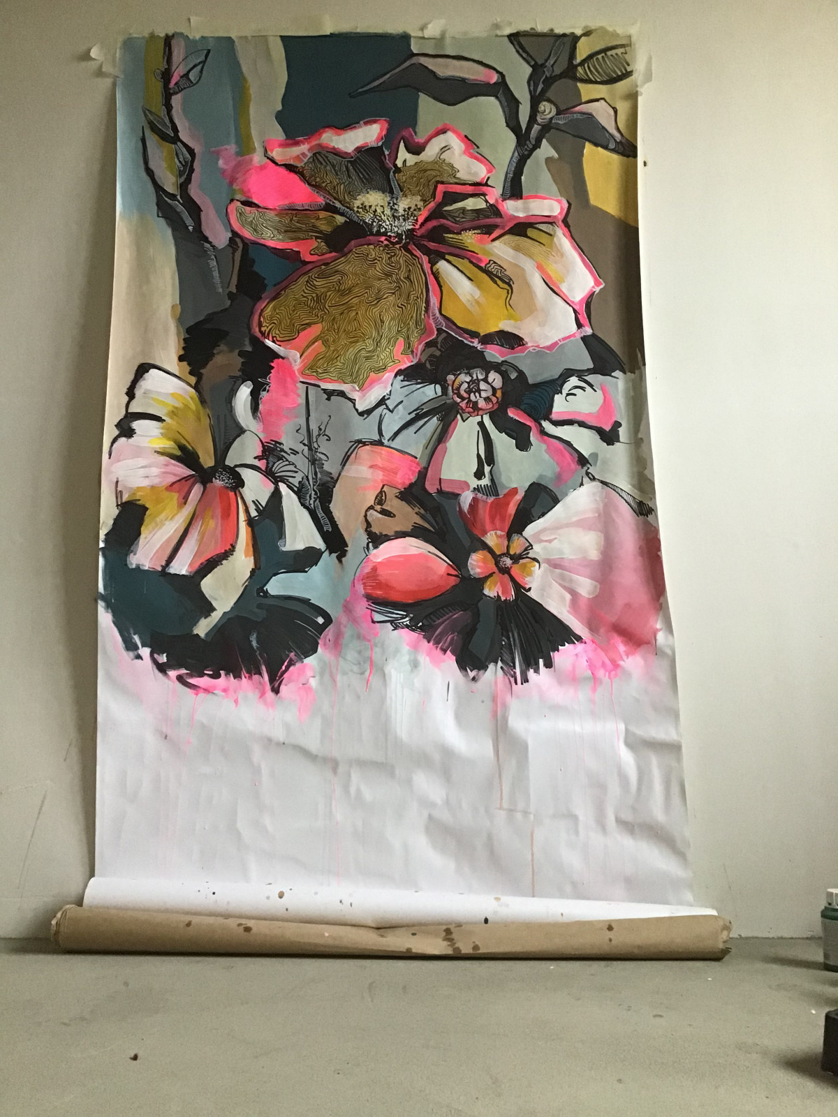 Интерьерное панно ‘No more roses’