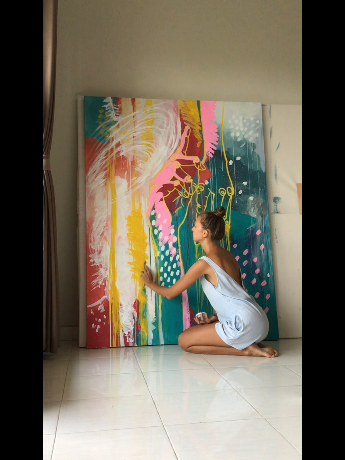 Авторское интерьерное панно для кафе