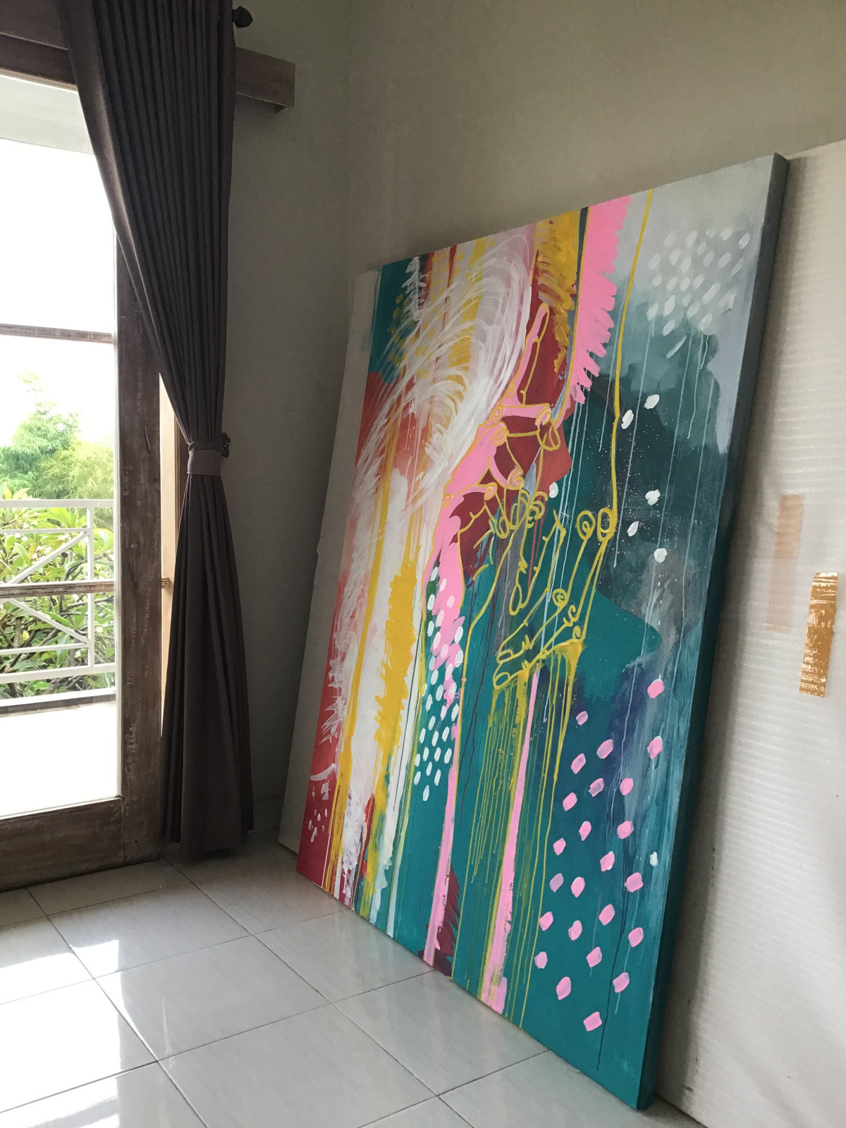 Обложка проекта: Авторское интерьерное панно для кафе