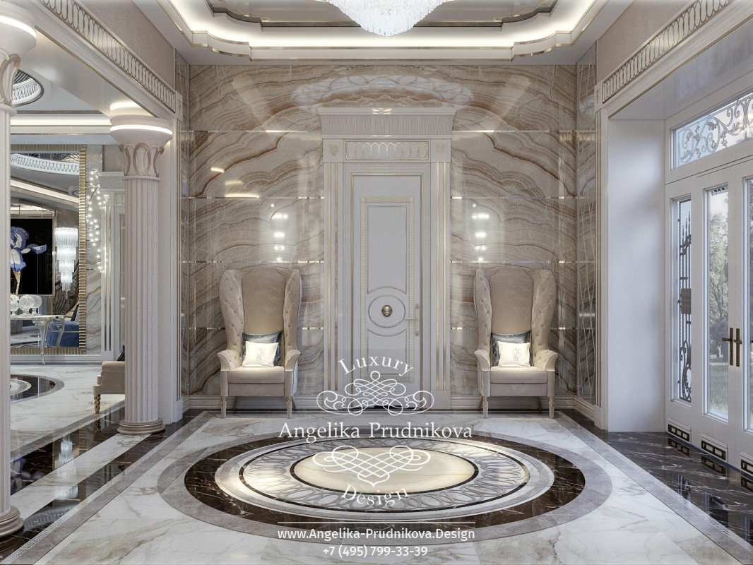 Дизайн-проект интерьера загородного дома в КП Сады Майендорф