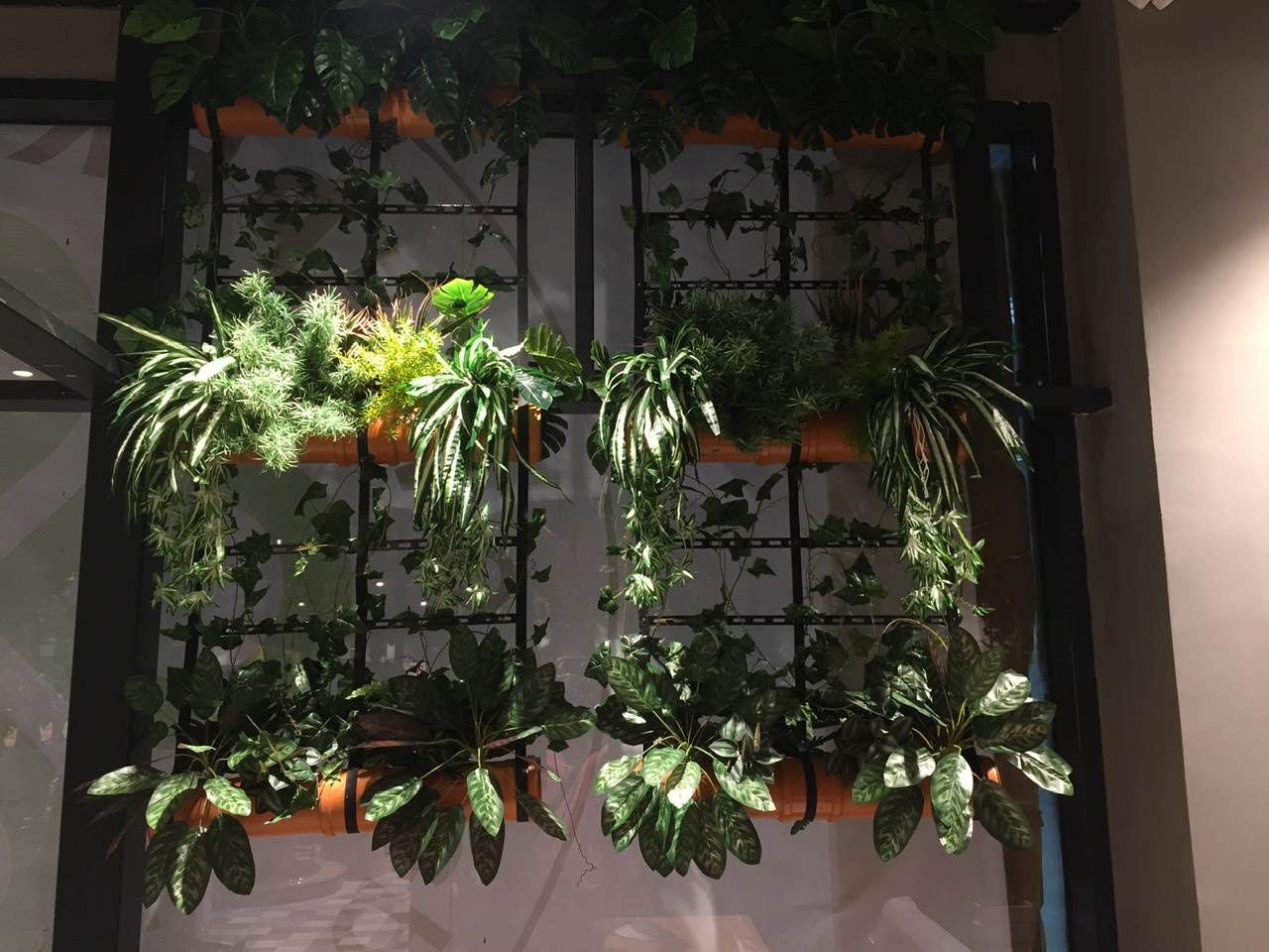 Озеленение кафе Перекрёсток м. Технопарк