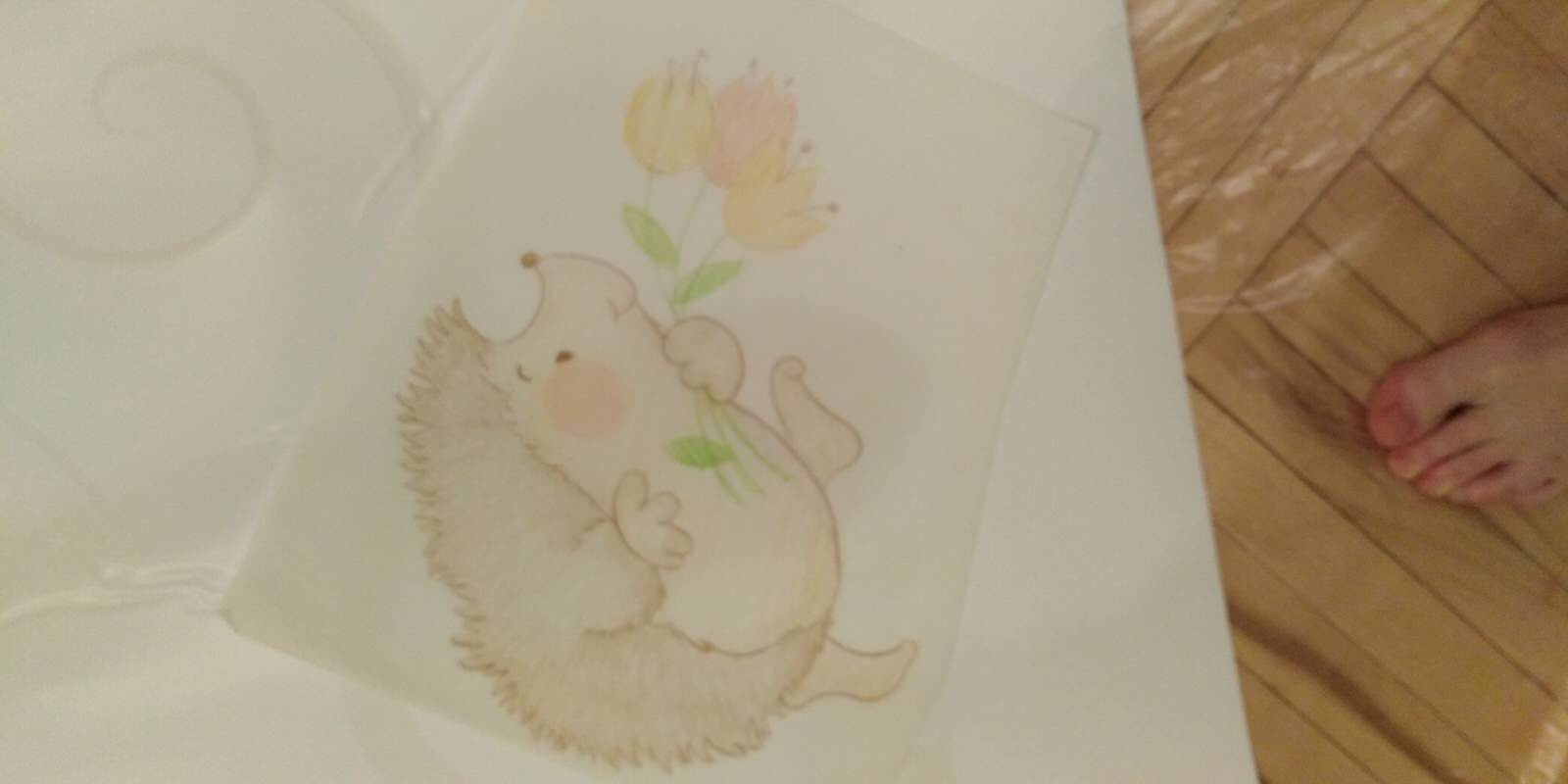 Роспись стен в детской комнате