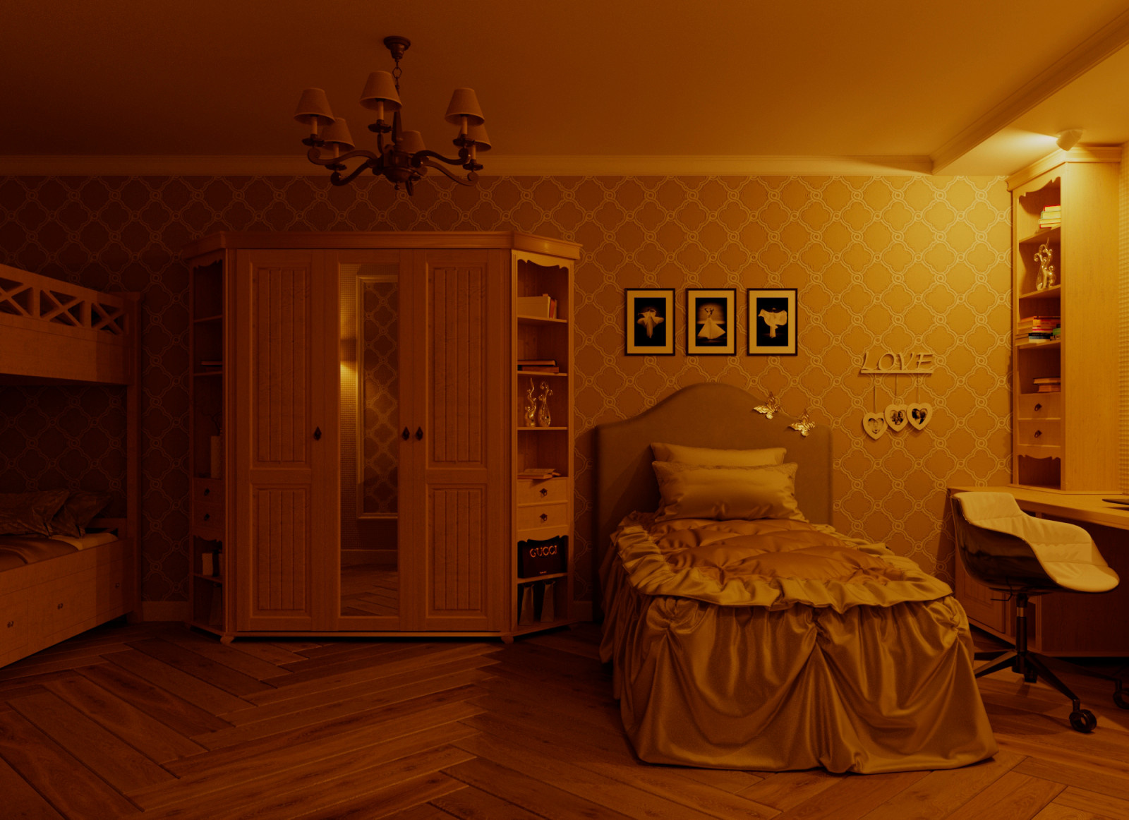 Детская Спальня для троих детей