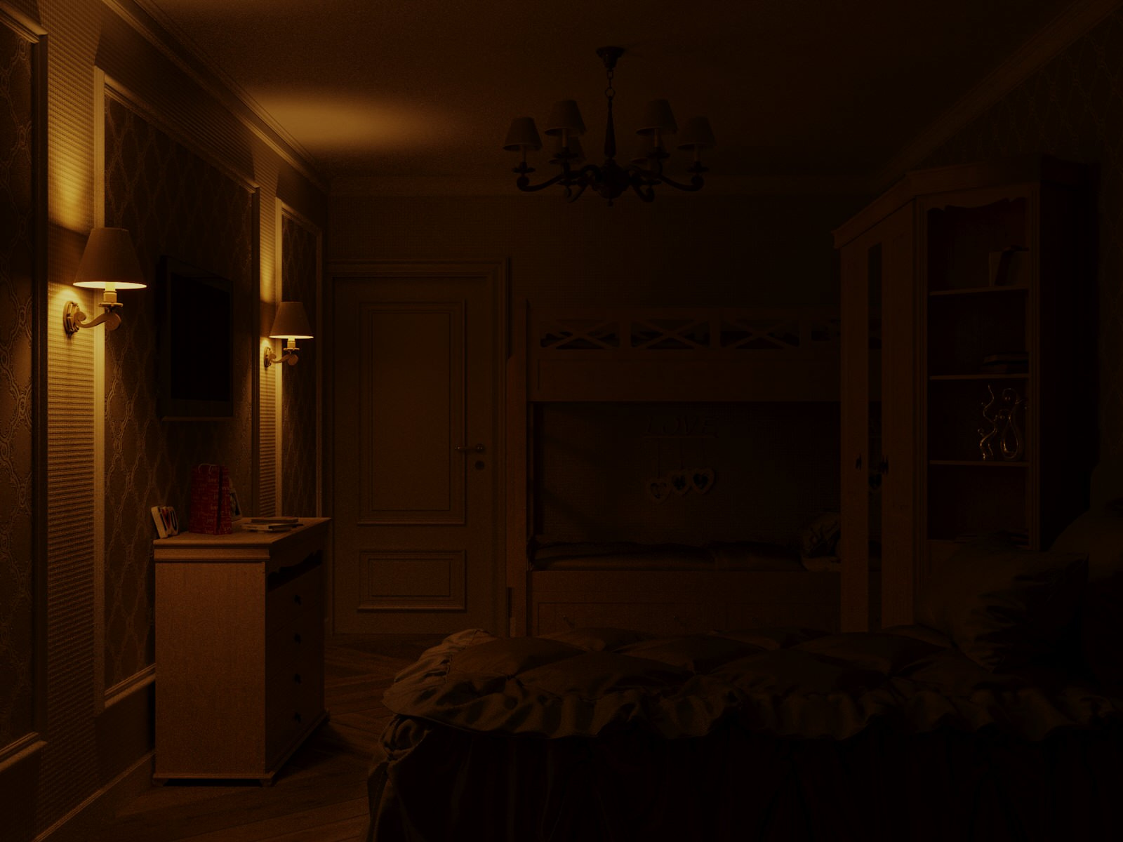 Детская Спальня для троих детей