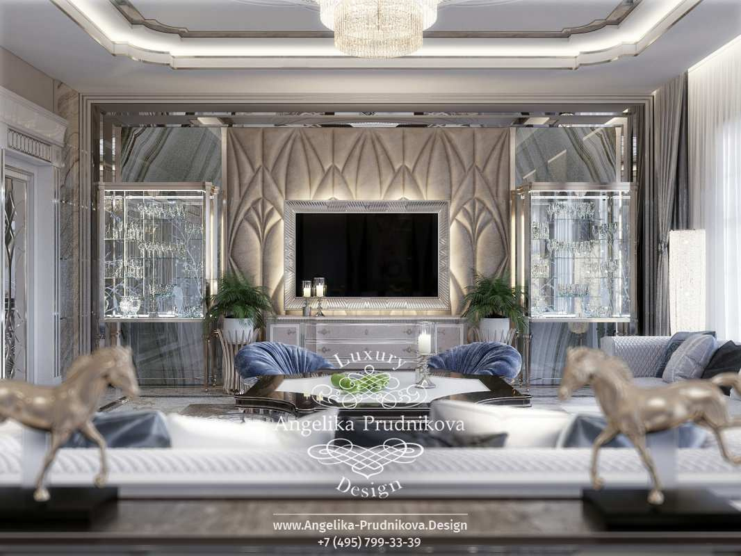 Дизайн-проект интерьера загородного дома в КП Сады Майендорф