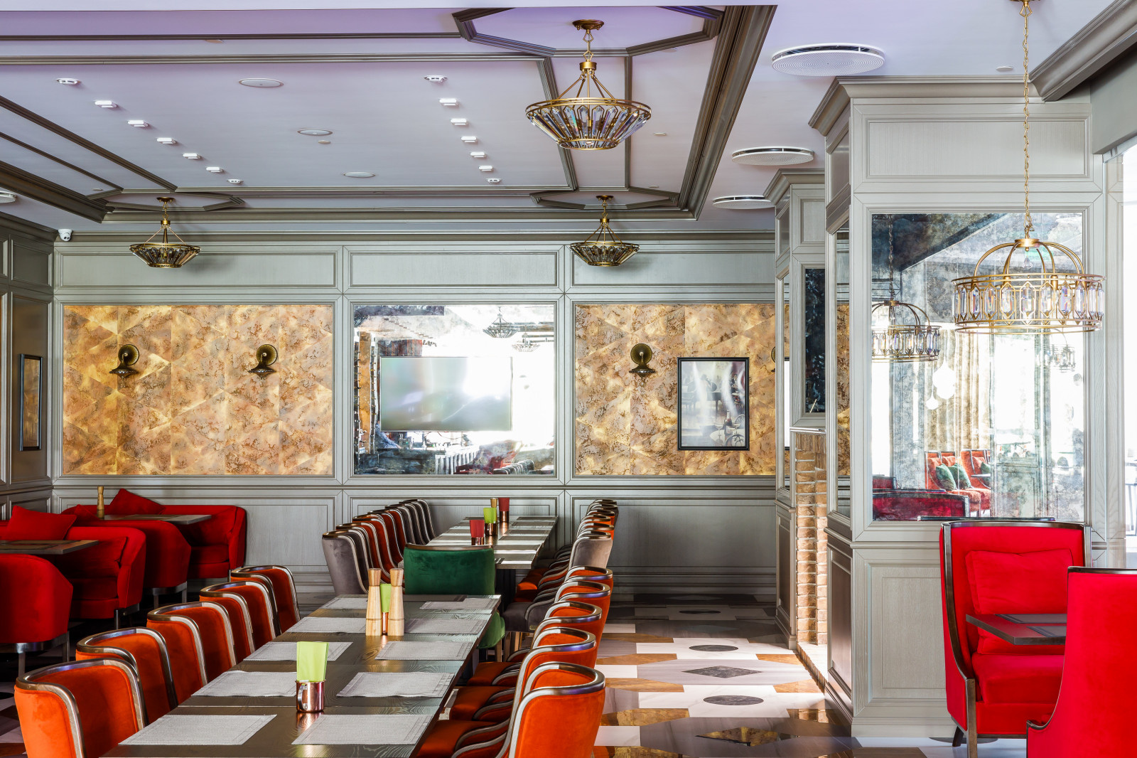 Проект ресторан "Four Points by Sheraton" дизайнера Светланы Романовой