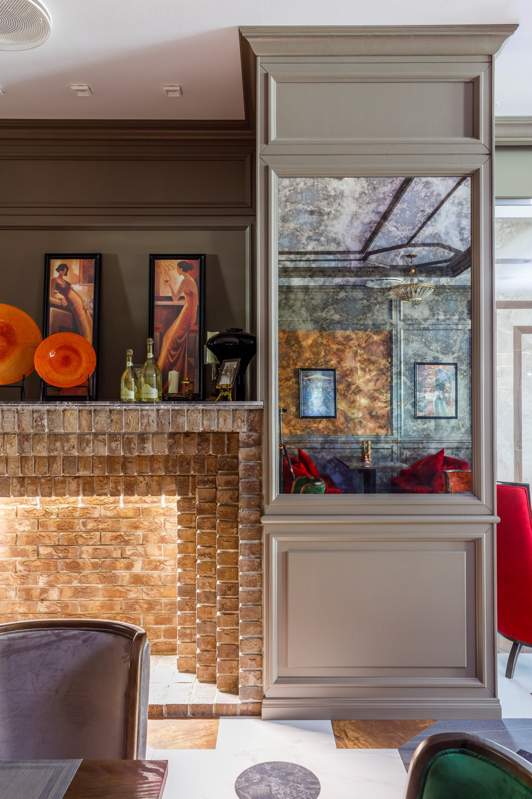 Проект ресторан "Four Points by Sheraton" дизайнера Светланы Романовой