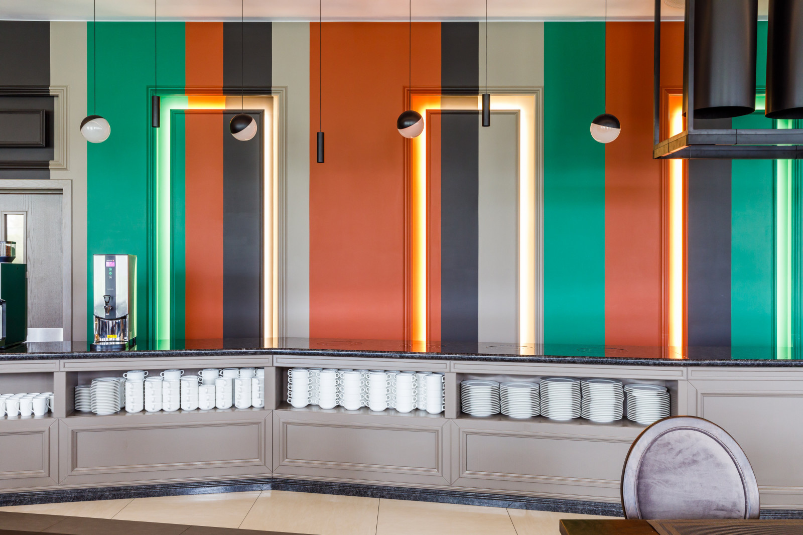 Проект ресторан "Four Points by Sheraton" дизайнера Светланы Романовой