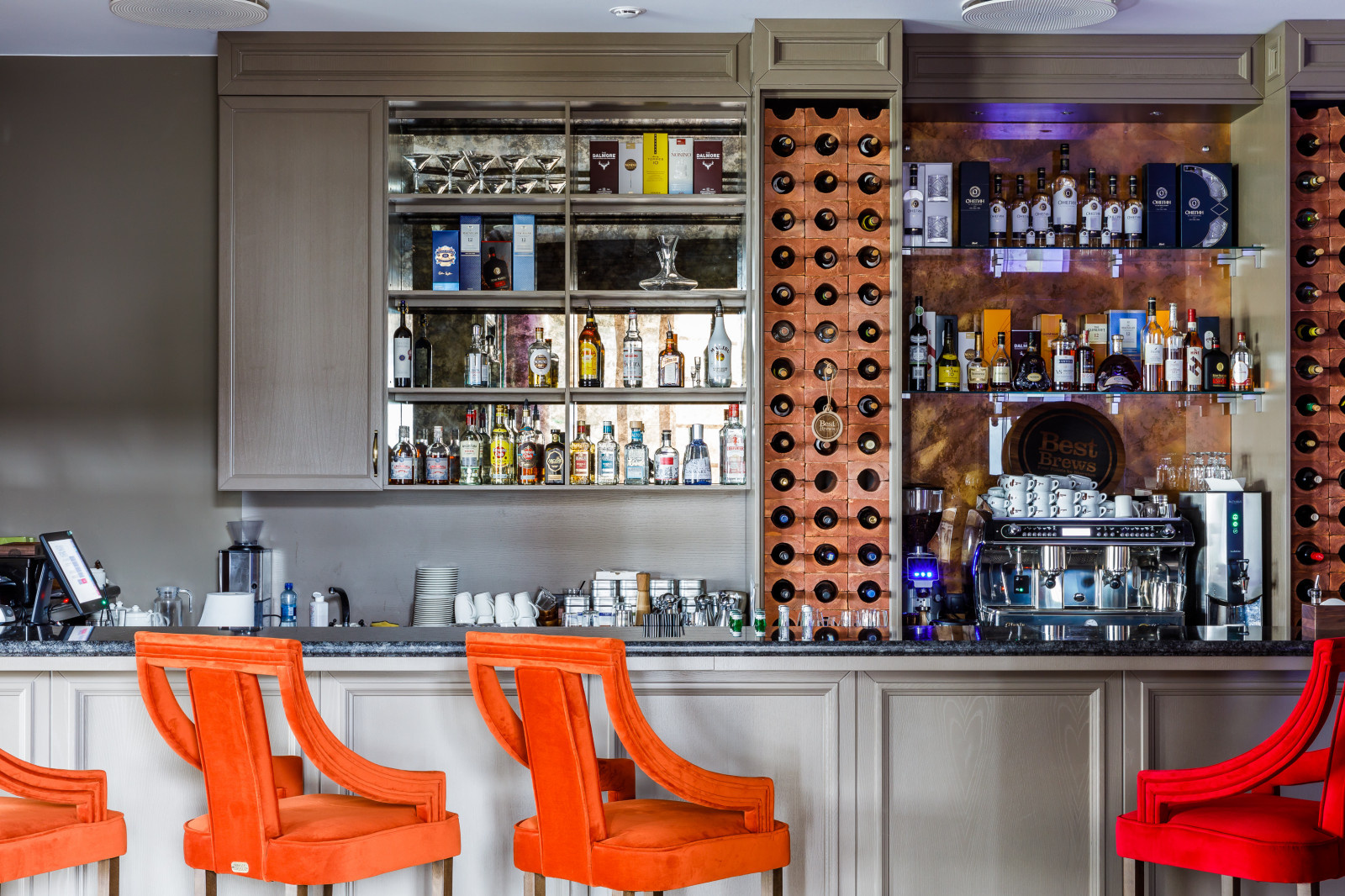 Проект ресторан "Four Points by Sheraton" дизайнера Светланы Романовой