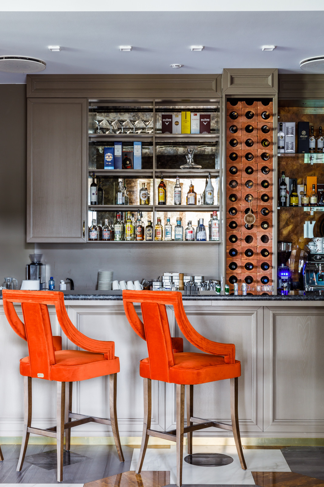 Проект ресторан "Four Points by Sheraton" дизайнера Светланы Романовой