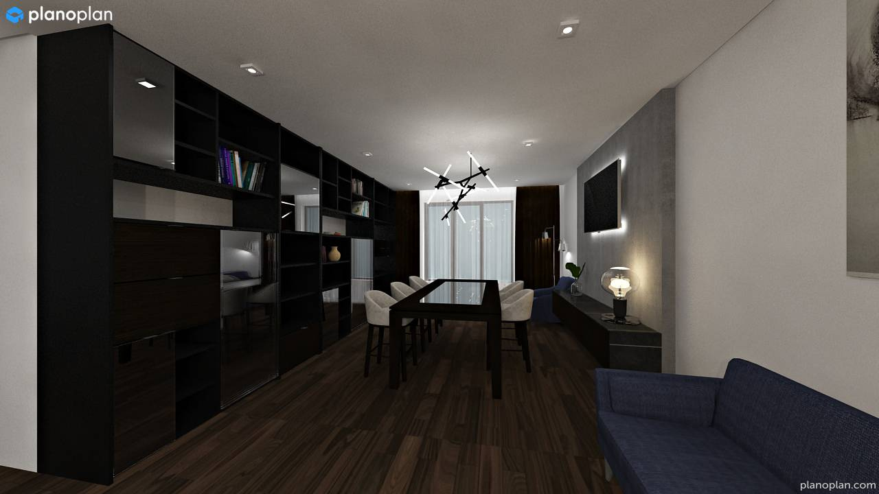 Дизайн-проект первого этажа коттеджа