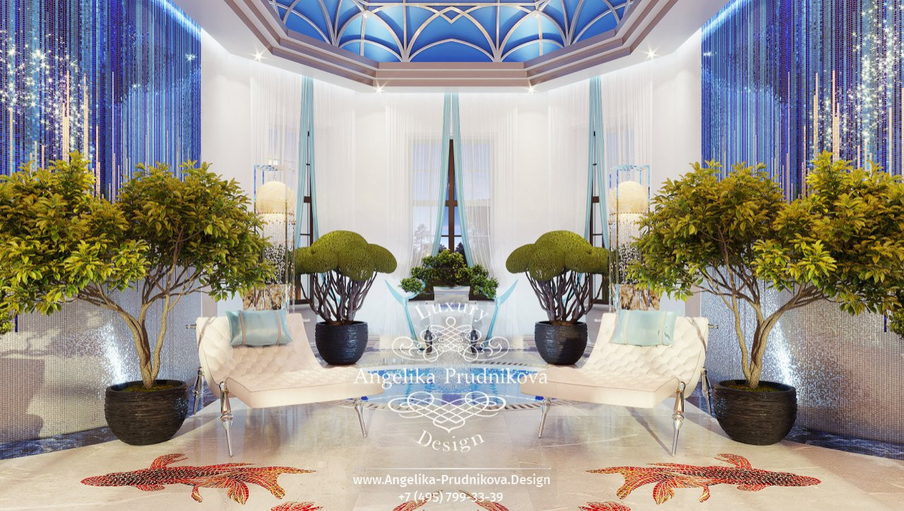 Дизайн-проект СПА-зоны в КП Сады Майендорф