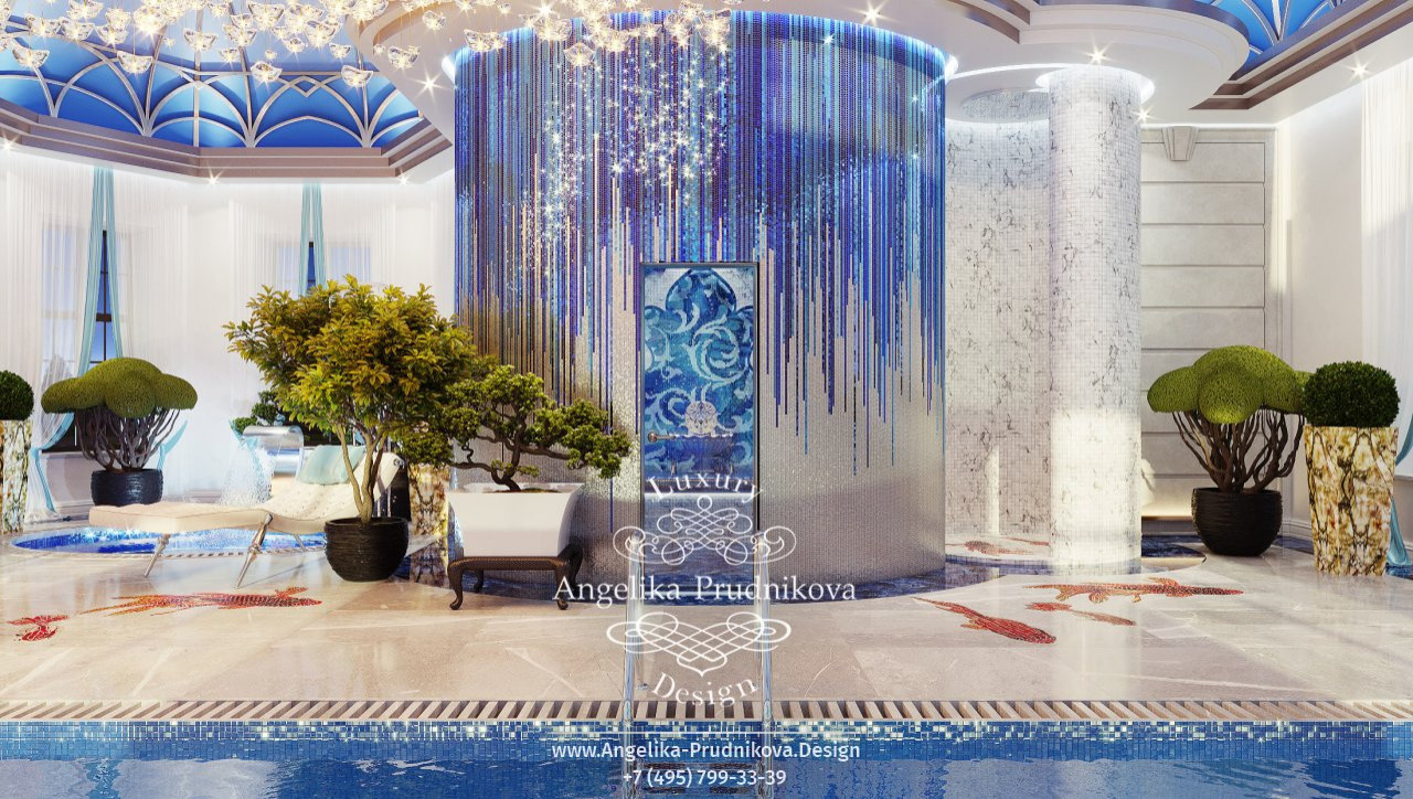 Дизайн-проект СПА-зоны в КП Сады Майендорф