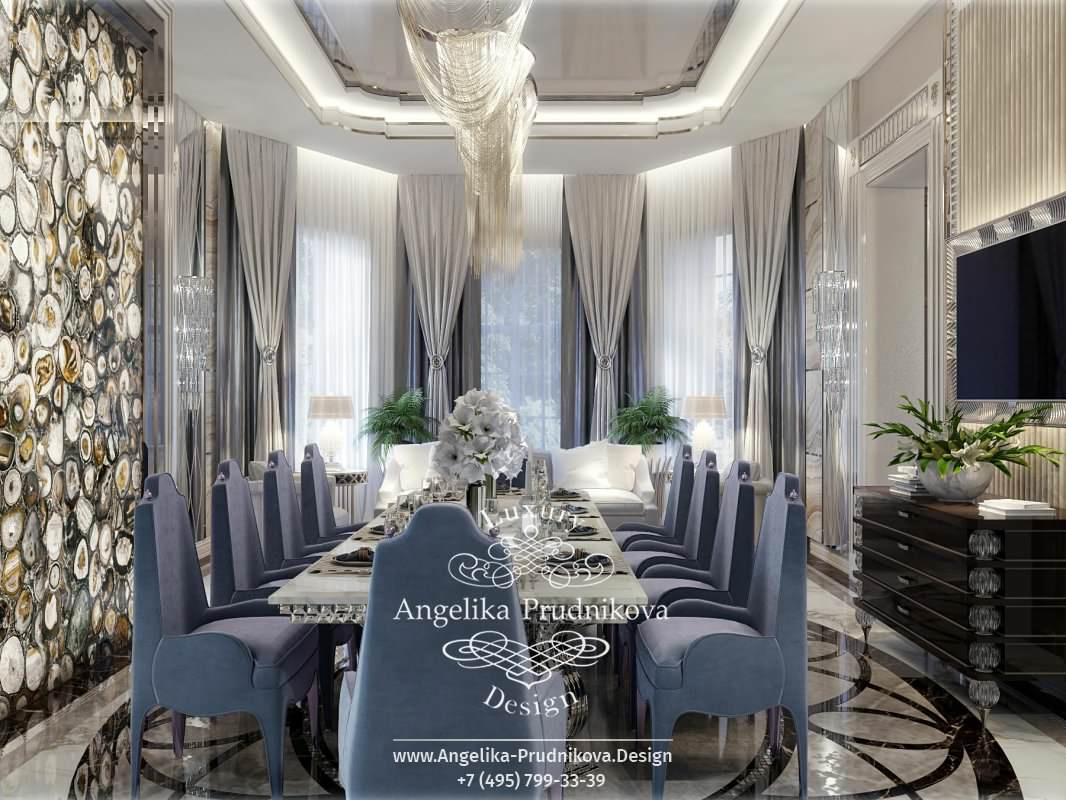 Дизайн-проект интерьера загородного дома в КП Сады Майендорф